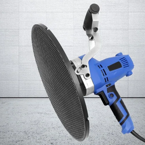 Vista 9 de Pulido eléctrico de la pared del cemento de la paleta del mortero de 850W,Limpiaparabrisas Ø410mm,Lijadora de mortero de hormigón 50-100rpm,Máquina