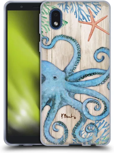 Vista 9 de Head Case Designs Officially Licensed Paul Brent Agate Mermaid Coastal Gel Case [Military Grade Protection] Compatible with Samsung Galaxy A01 Core