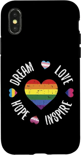 Vista 4 de Funda bi-sexual para iPhone 15 Dream Love Hope Inspire LGBTQ Orgullo Gay Trans Pan