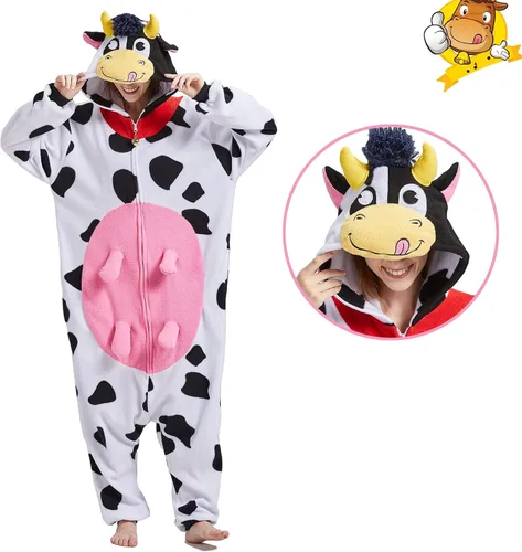 Vista 3 de Pijama unisex de una sola pieza para cosplay, disfraz de Halloween