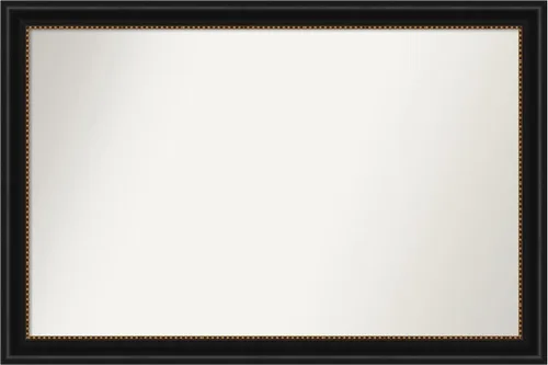 Vista 338 de Amanti Art Espejo personalizado, gran espejo de baño estrecho, espejo de pared o espejo de tocador de baño sobre el fregadero (24 x 24 pulgadas)