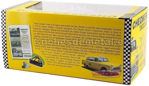 Vista 2 de 1981 Chicago Checker Cab Taxi A11 Verde 1:18 Diecast