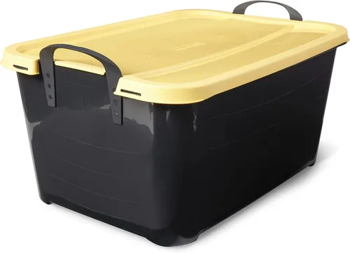 Vista 15 de Life Story - Paquete de 6 contenedores apilables resistentes para almacenamiento de 55 cuartos, organizador para el hogar, contenedores versátiles