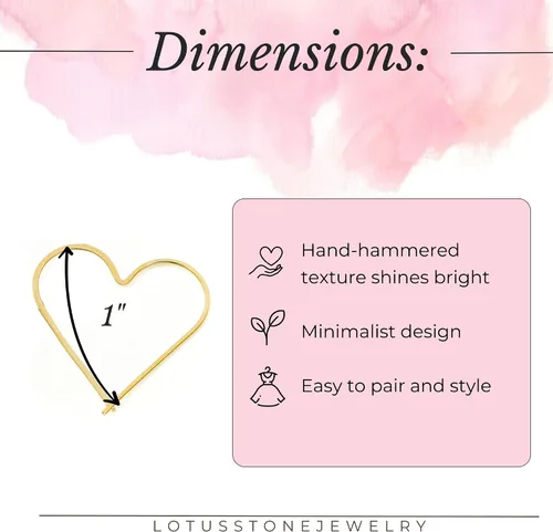 Vista 13 de Aretes de aro finos martillados, elegantes plata esterlina geométrica sólida, relleno de oro y relleno de oro rosa; para mujer por Lotus Stone