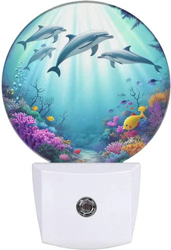 Vista 10 de EKOBLA Luz nocturna enchufable para jardín de primavera, luz nocturna LED de lavanda y camino floreciente para niños y adultos, decoración del hogar