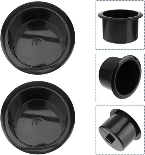 Vista 9 de DOITOOL 4 piezas de plástico para portavasos de repuesto para automóvil, para barco, camión, automóvil, sofá, reclinable, mesa de póquer