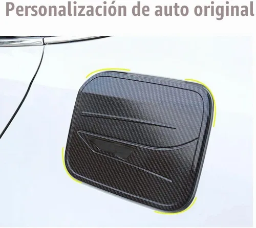 Vista 4 de BOYUER Para Corolla 2020-2026, 2019-2025 Corolla Hatchback ABS de fibra de carbono cromado, combustible, tanques de gas, tapa de llenado, cubierta