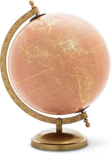 Vista 7 de Abbott Collection 57-LATITUDE-10 - Globo decorativo pequeño giratorio, dorado/negro, 11 pulgadas de alto Negro/dorado