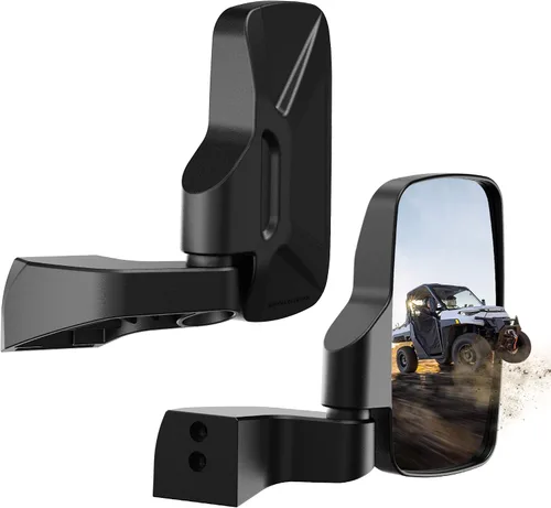 Vista 8 de Espejos Laterales Ranger Montados en Puerta, Espejos Laterales UTV Esploratori para Puerta Completa Polaris Ranger Compatible con Polaris Ranger