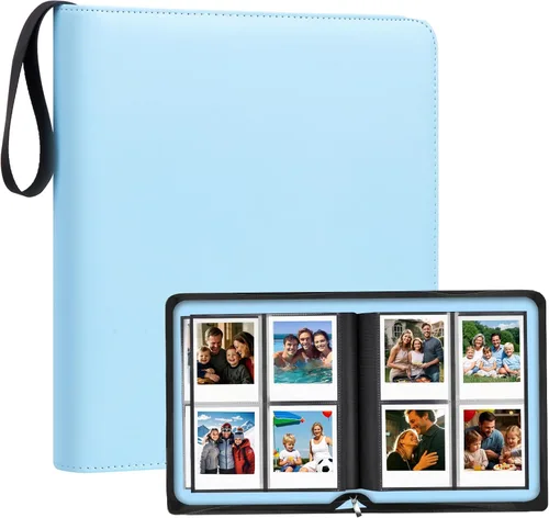 Vista 8 de Álbum de fotos con 256 bolsillos para cámara Fujifilm Instax Wide 300, para álbum de fotos Polaroid 600, álbums para Polaroid Now+ Now OneStep2