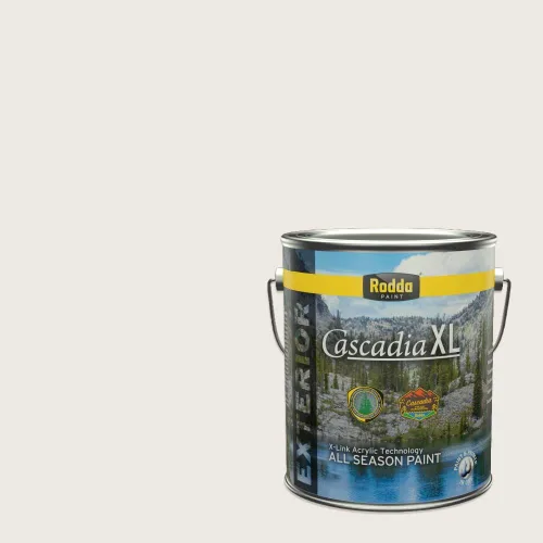 Vista 160 de Rodda Paint CASCADIA XL Pintura e imprimación satinada exterior en uno, cuarto de galón, pimienta de Jamaica