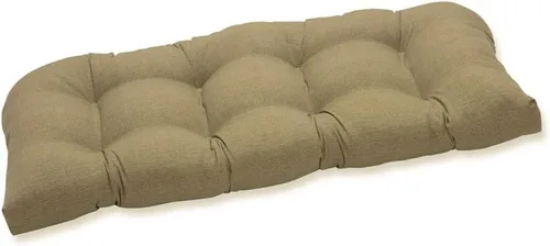 Vista 12 de Pillow Perfect Monti Chino - Cojín de mimbre sólido para interiores y exteriores, resistente a la intemperie y a la decoloración, 19 x 44 pulgadas