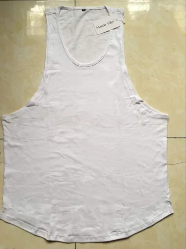 Vista 7 de Muscle Killer Paquete de 3 camisetas sin mangas para hombre, para gimnasio, entrenamiento, culturismo, fitness, Blanco