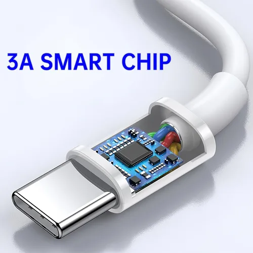 Vista 3 de Cable USB C a USB C de 60 W, paquete de 5 unidades a granel [5 x 3.3 pies] de carga rápida, cable tipo C compatible con teléfono 15/16 Pro/Max