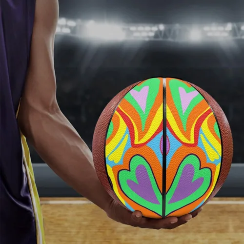 Vista 6 de Baloncesto con foto personalizada, pelota de fútbol urbano de piel sintética personalizada, tamaño oficial 7 y 5, para interiores y exteriores