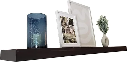 Vista 13 de joelsantiques Estantes flotantes de madera de 24 pulgadas para pared, 24 x Beige