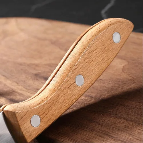 Vista 8 de Cuchillo de pelar para fruta y vegetales, cuchillo de cocina para cortar carne y rebanar, hoja de acero inoxidable ultra afilada, mango ergonómico