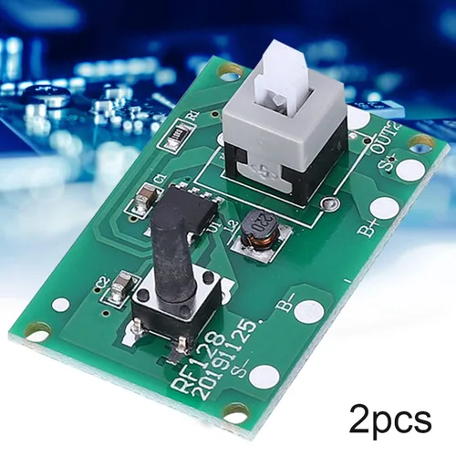 Vista 5 de Oumefar Módulo controlador de cadena de lámpara solar, placa de circuito de 1.2 V con 8 modos y accesorios de luz de interruptor, corriente máxima