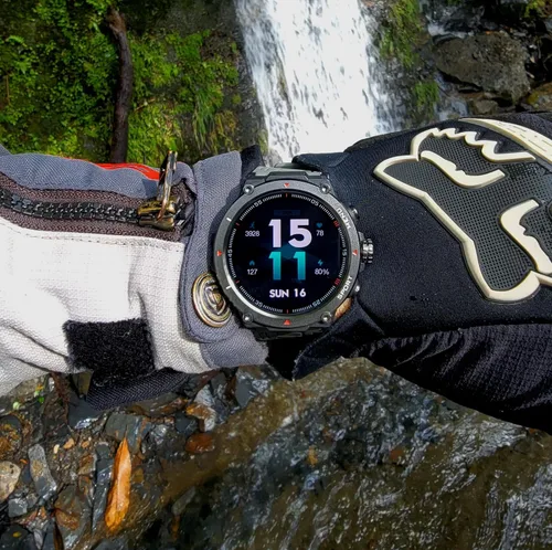 Vista 2 de ALPHAGEAR Raptor Smartwatch para hombre, reloj inteligente táctico resistente, IP69K + 5ATM resistente al agua, batería de 21 días, llamadas