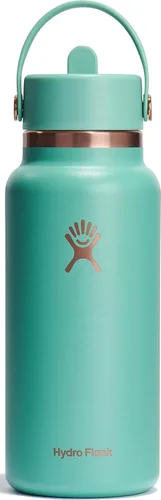 Vista 10 de Hydro Flask de boca ancha con tapa Flex de pajita de 24 onzas Agave