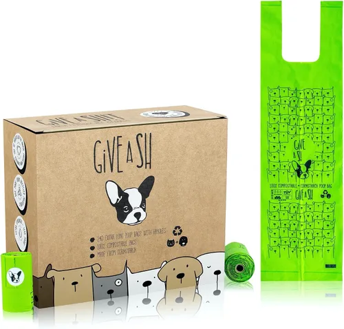 Vista 11 de Certified Home - Bolsas compostables para excrementos de perro con asas