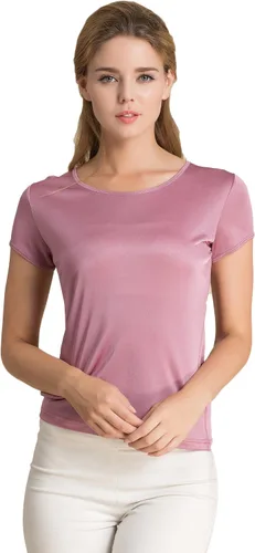 Vista 6 de CLC - Camisola de seda morera para mujer Negro