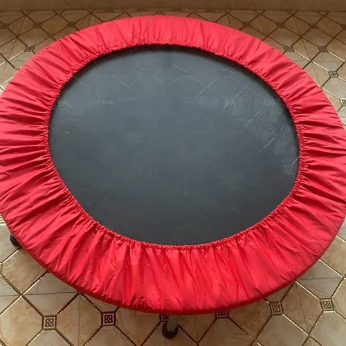 Vista 2 de Funda de resorte para trampolín de 40 pulgadas, almohadilla de seguridad de repuesto para mini trampolín de 3 capas, tela Oxford resistente a
