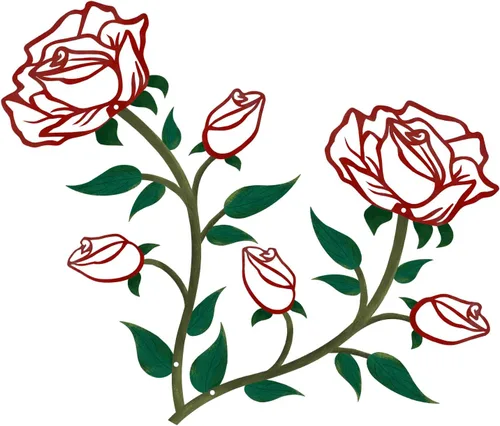 Vista 13 de ESTART Decoración de pared de rosas de metal negro para baño, 15 pulgadas de alto, bonito arte de pared floral de metal para el día de San Valentín