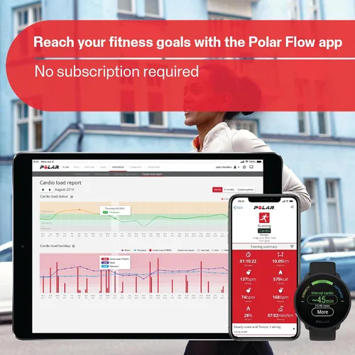 Vista 9 de POLAR Unite - Reloj de fitness impermeable (incluye frecuencia cardíaca basada en la muñeca y seguimiento del sueño)