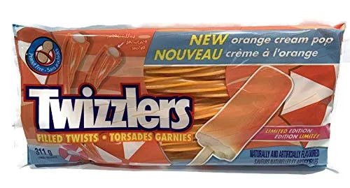 Vista 2 de Twizzlers Giros rellenos Candy Orange Cream Pop