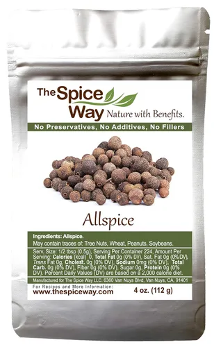 Vista 4 de The Spice Way Semillas de alcaravea de 4 onzas, semillas de cilantro, 5 onzas, pimienta de Jamaica entera 4 onzas