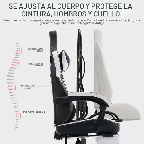 Vista 7 de Silla de escritorio para adultos, silla ergonómica