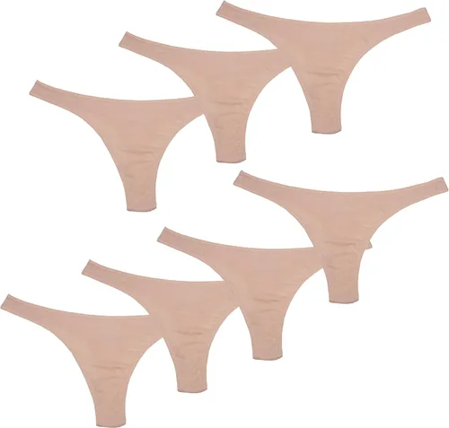 Vista 3 de NUDIES ESSENTIALS Ropa interior desechable Eco-Chic Bio-Degradable 100% Algodón, Bragas de talle bajo (paquete de 7)