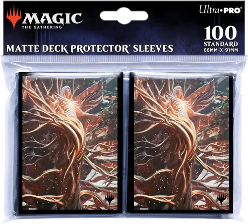 Vista 8 de Ultra PRO - March of the Machine - Fundas protectoras de 100 unidades para jugar con la palma brillante, despertador del alma para magia: The