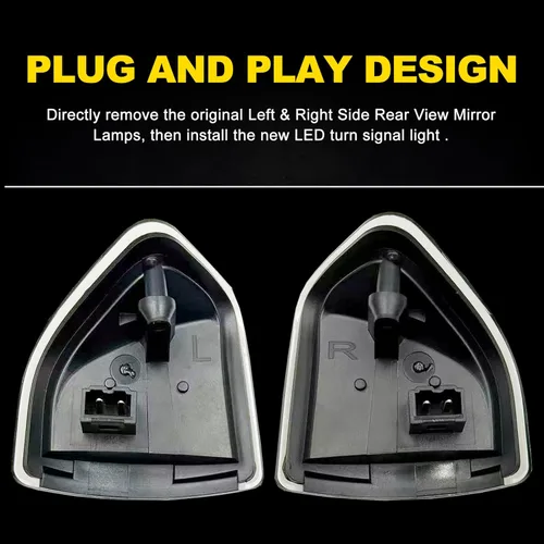 Vista 5 de Luces LED Ámbar de Señal de Giro para Espejo Lateral para Dodge Ram 1500 2500 3500 4500 5500 Lente de Cubierta Ahumada Lámpara de Señal de Giro