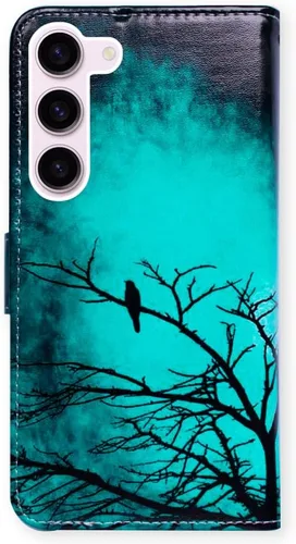 Vista 7 de Bcov Funda para Galaxy S23 Fe, funda de piel con tapa y función atril para Samsung Galaxy S23 FE