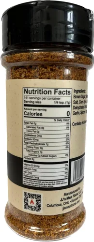 Vista 2 de JJ's Meat Fixins Original - Mezcla multiusos de peso neto, 5 onzas (5.01 oz), botella de 8 onzas líquidas