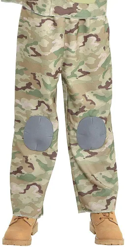 Vista 4 de Amscan 841189 Disfraz de soldado de combate, tamaño mediano para niños, 1 pieza