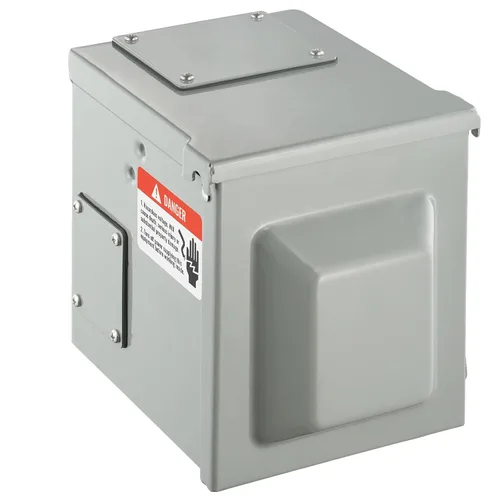 Vista 10 de VEVOR Caja de toma de corriente para RV de 30 amperios, 125/250 voltios, caja de receptáculo para RV exterior cerrada con cerradura, NEMA TT-30R