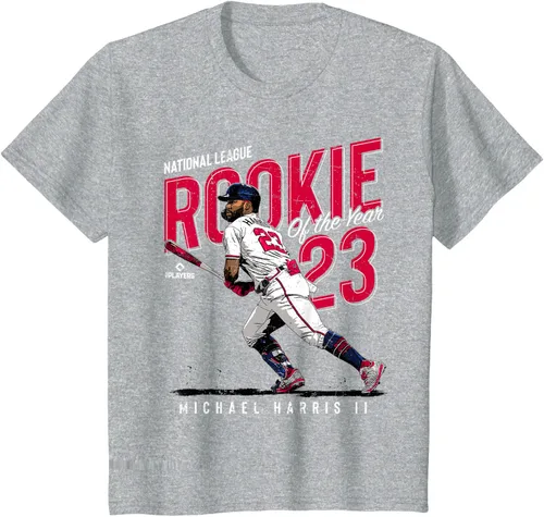 Vista 8 de Camiseta Rookie of the Year Michael Harris II Atlanta MLBPA, Negro