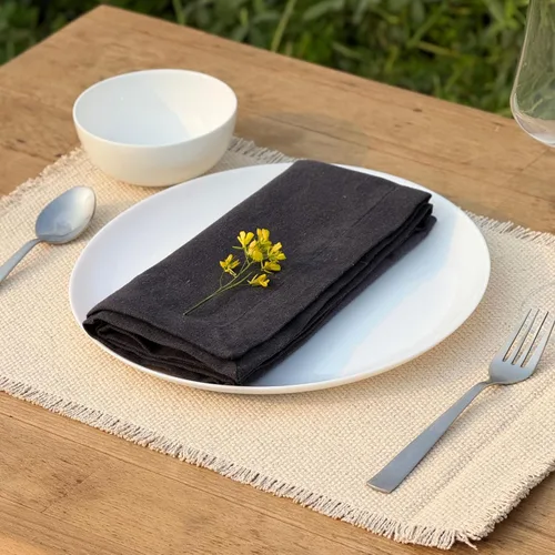 Vista 2 de Hausattire Servilletas reutilizables lavables 100% algodón 18 x 18 pulgadas Servilletas de mesa para decoración de cesta de Pascua de primavera