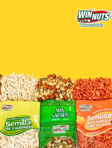 Vista 4 de WINNUTS Cacahuates de lima (paquete de 5, 5.25 onzas cada uno) Cacahuates con limón Cacahuates con limon Auténticos aperitivos mexicanos