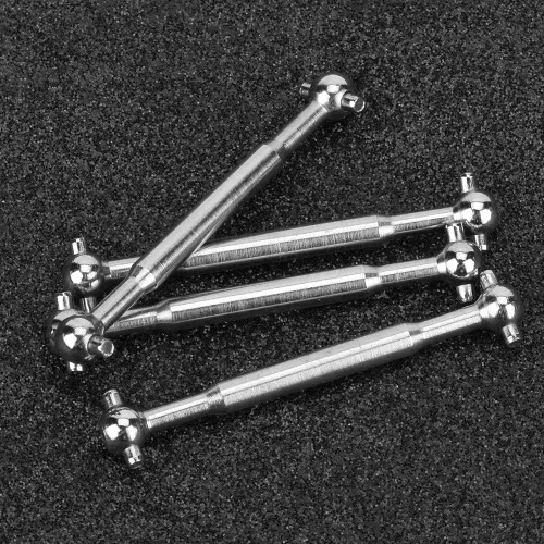 Vista 6 de Eje de transmisión RC, 4 ejes de rueda duraderos para camiones modelo a escala 1/18, mejora del rendimiento del coche RC de carreras