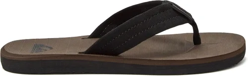 Vista 2 de Quiksilver Carver - Sandalias de gamuza para niños, niños pequeños o grandes Marrón