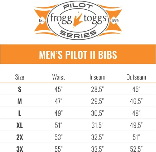 Vista 7 de FROGG TOGGS Men's Pilot II Guide Waterproof Breathable Rain Bib