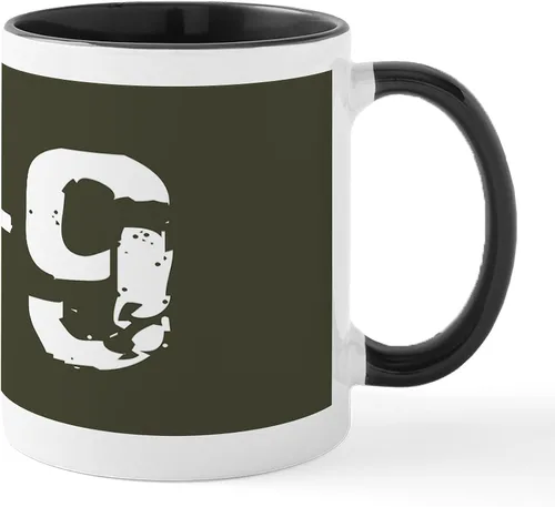 Vista 24 de CafePress Taza de café de cerámica de 11 oz (11.0 fl oz) de Police Mom