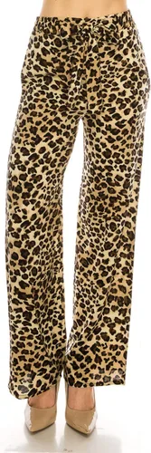 Vista 15 de Pantalones Palazzo para mujer, pantalones culottes sólidos y a rayas
