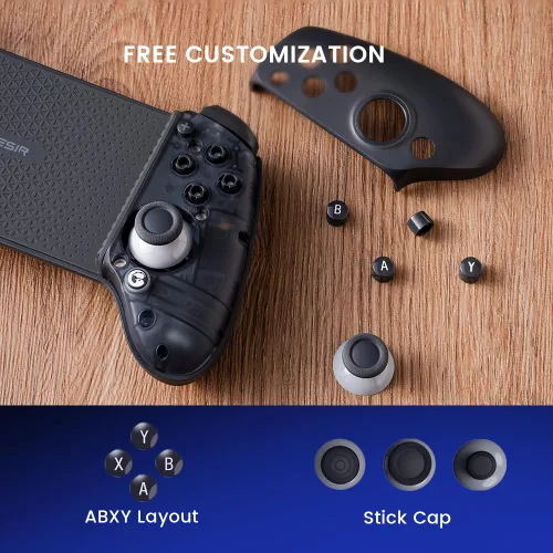 Vista 6 de GameSir G8 Plus Bluetooth Mobile Game Controller for Switch & iOS & Android & Tablets, Wireless Gamepad with Hall Effect Joysticks/Hall Trigger