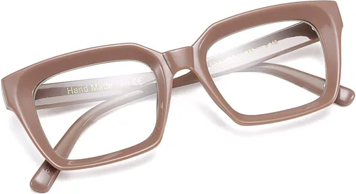 Vista 2 de FEISEDY B2461 - Gafas cuadradas clásicas sin receta para mujer