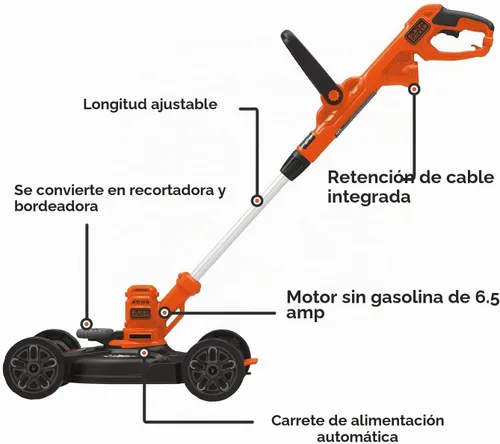 Vista 3 de BLACK+DECKER Cortacésped eléctrico con bobina de repuesto para línea de recorte, autoalimentado de 30 pies, 0.065 pulgadas, paquete de 2